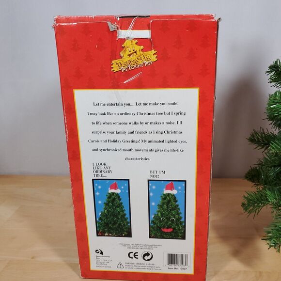 Gemmy DOUGLAS FIR TALKING TREE Animated Singing Christmas Tree Battery Powered - Picture 10 of 10